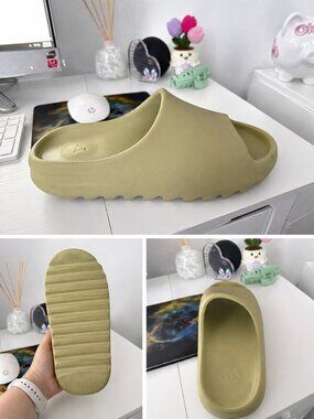 Adidas Yeezy Slide Resin Green Size 6 Unisex